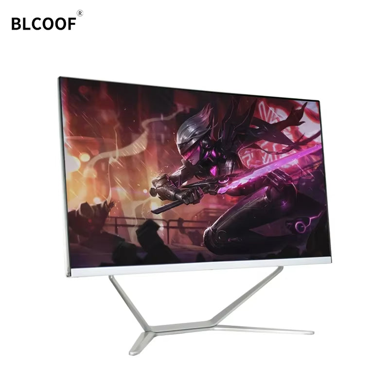 POS Computer Curved Screen All in One PC DDR4 Complete Full Set Gaming PC Build in CPU Desktop PC Windows 11 with Keyboard